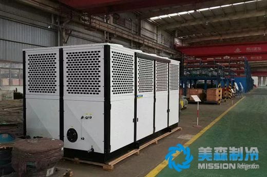 風冷柜式螺桿冷水機組-四川宏華石油-第2張-工程案例-美森威爾